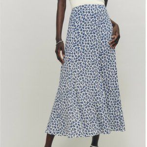 Reformation Bryson Midi Skirt in Bombay Sz 2